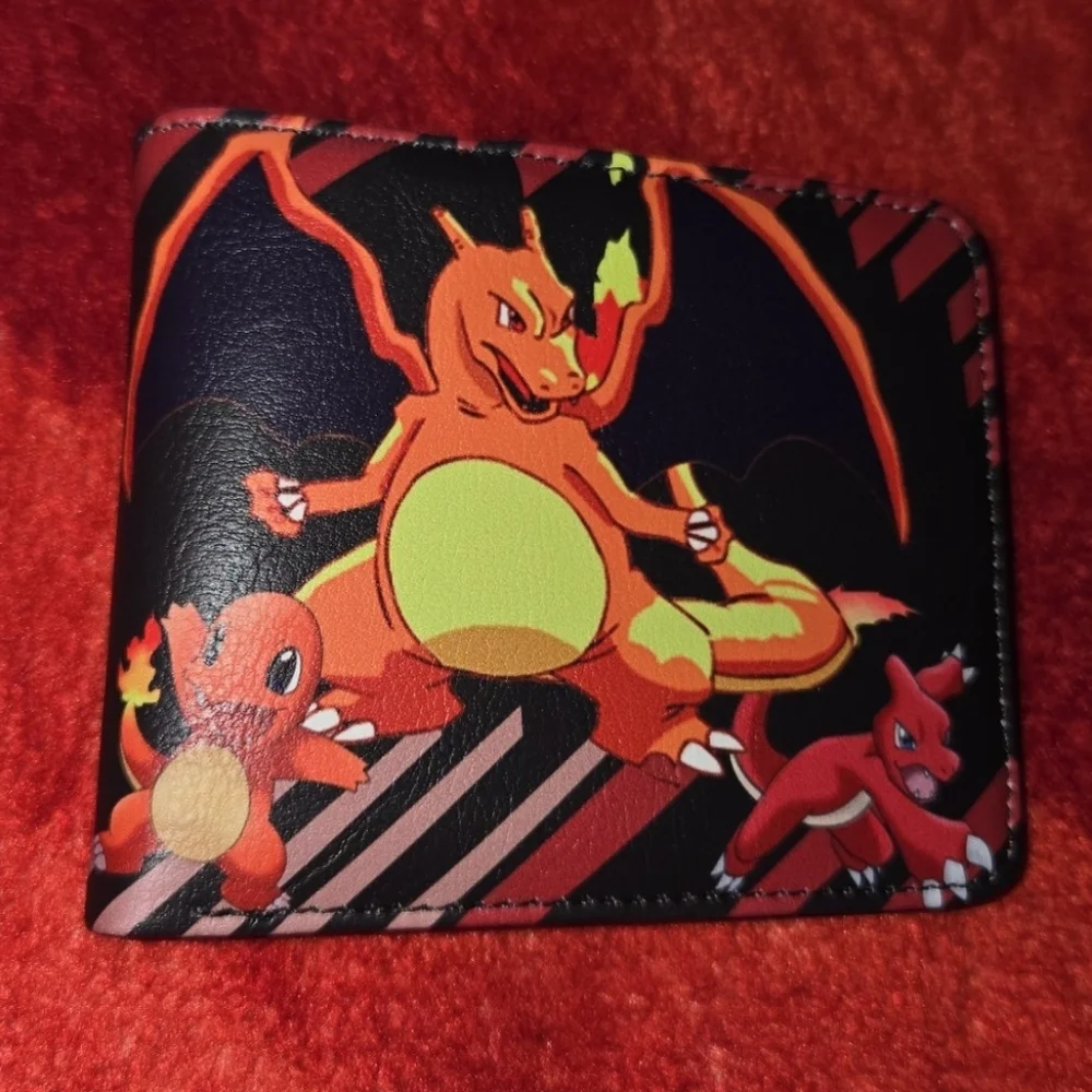 New Pokemon Charizard Nintendo Anime Manga Leather Wallet